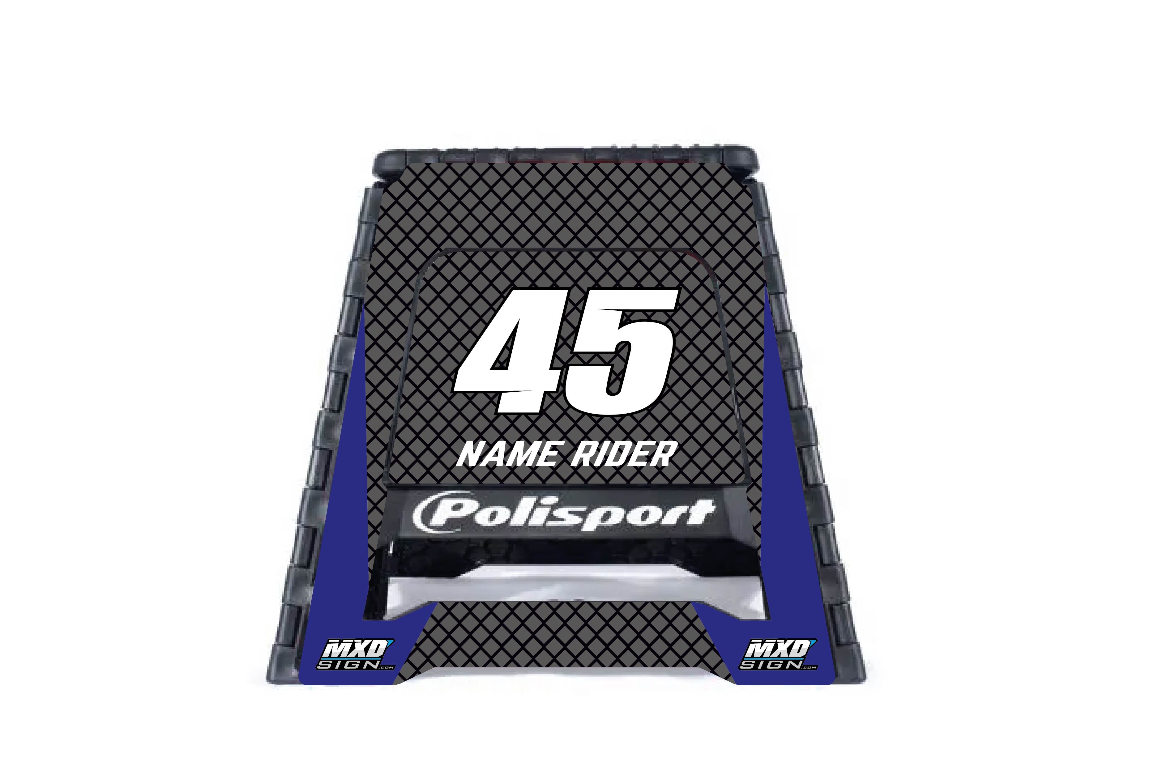 Motorcross Bikestand Blauw van MxDsign