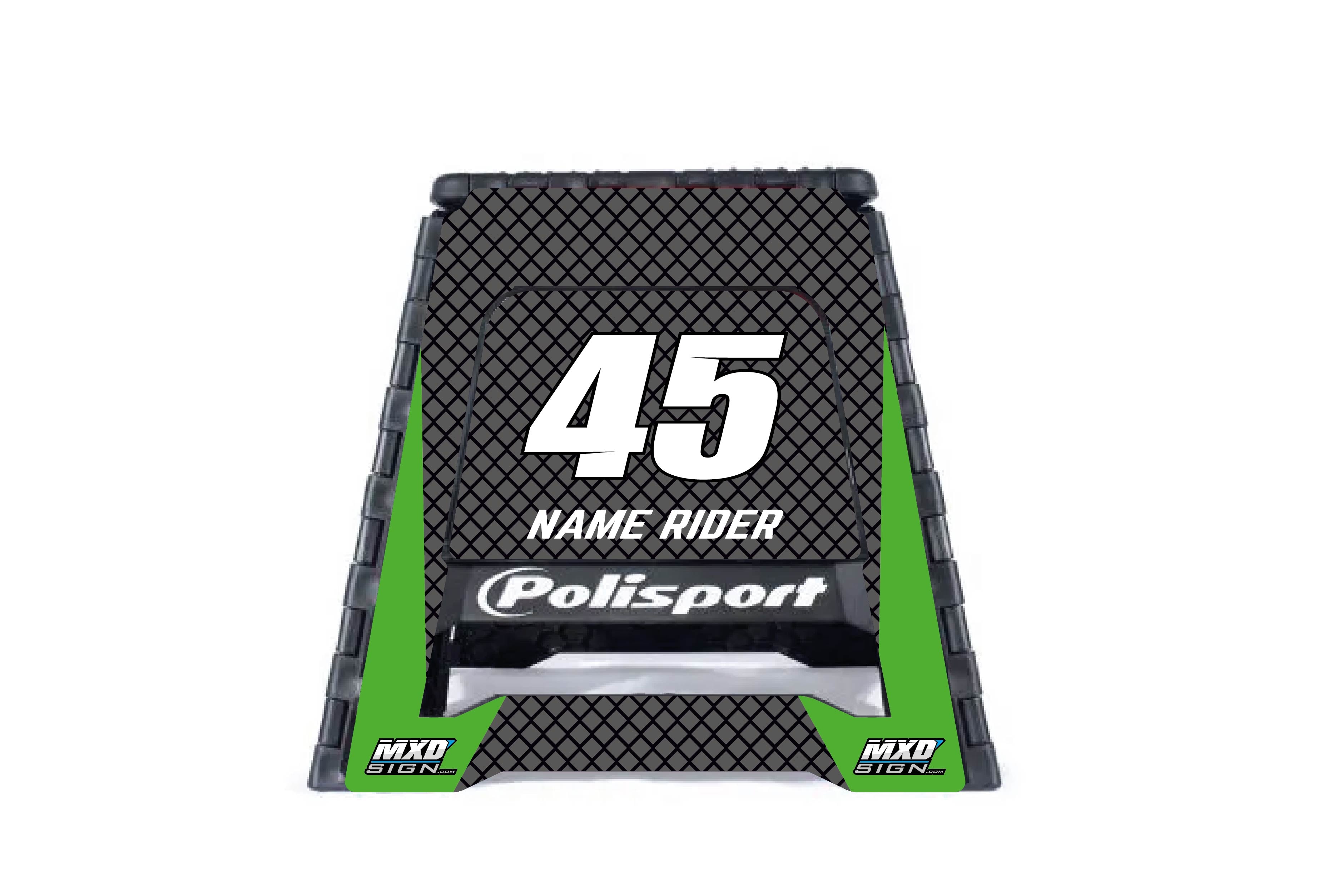 Motorcross Bikestand Groen van MxDsign