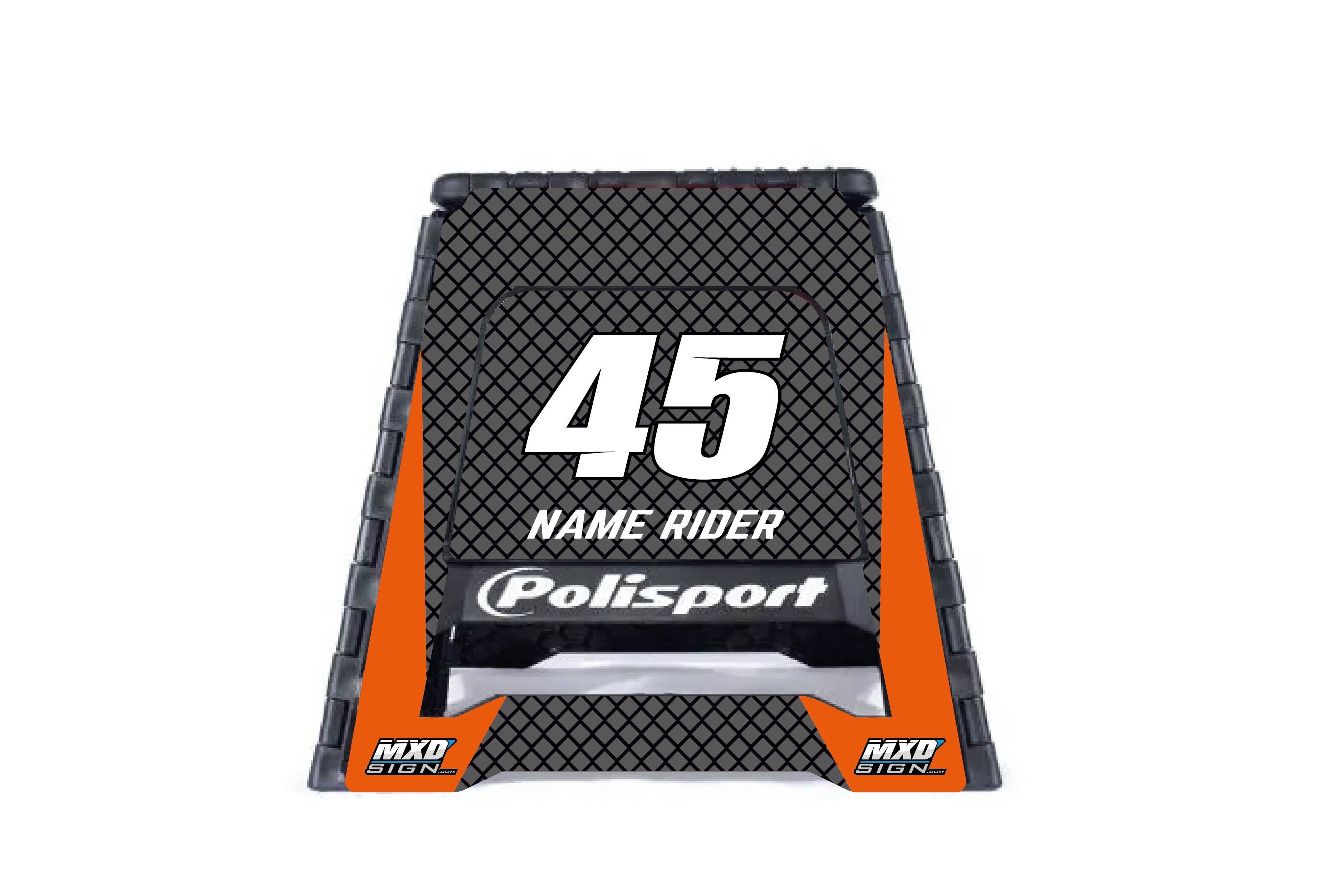 Motorcross Bikestand Oranje van MxDsign
