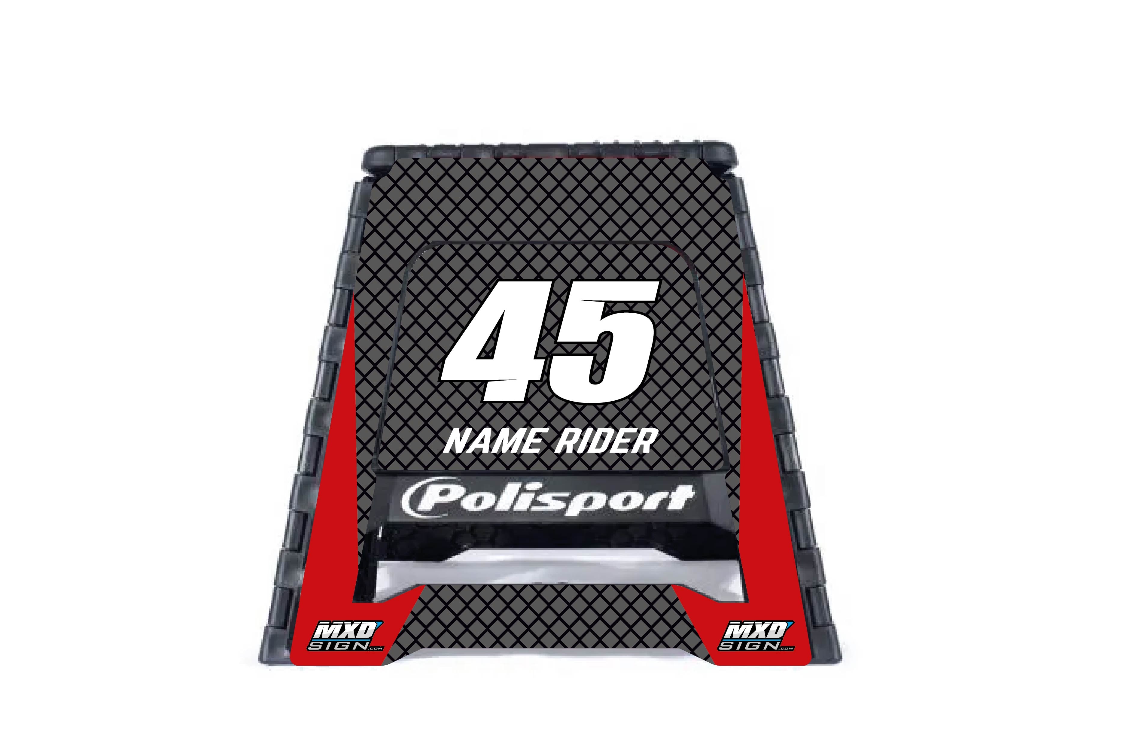Motorcross Bikestand Rood van MxDsign