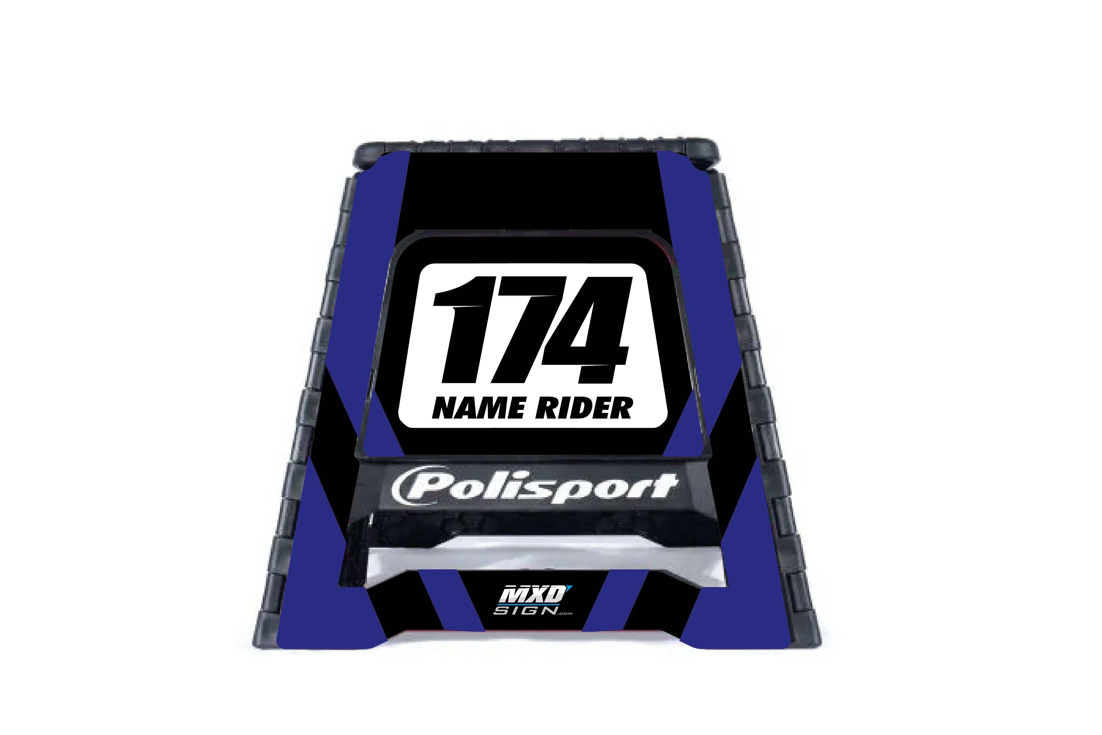 Motorcross Bikestand Blauw van MxDsign