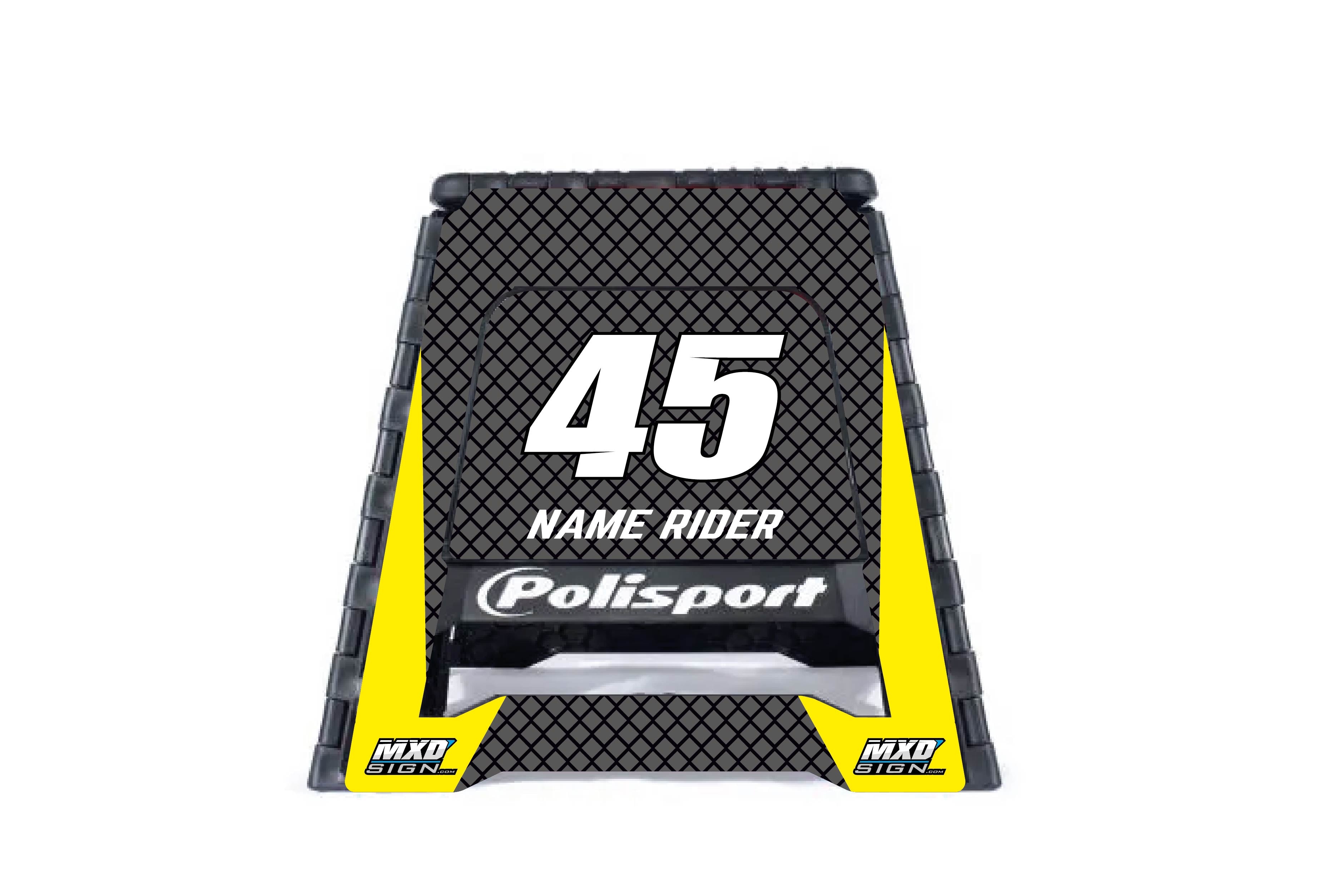 Motorcross Bikestand Geel van MxDsign