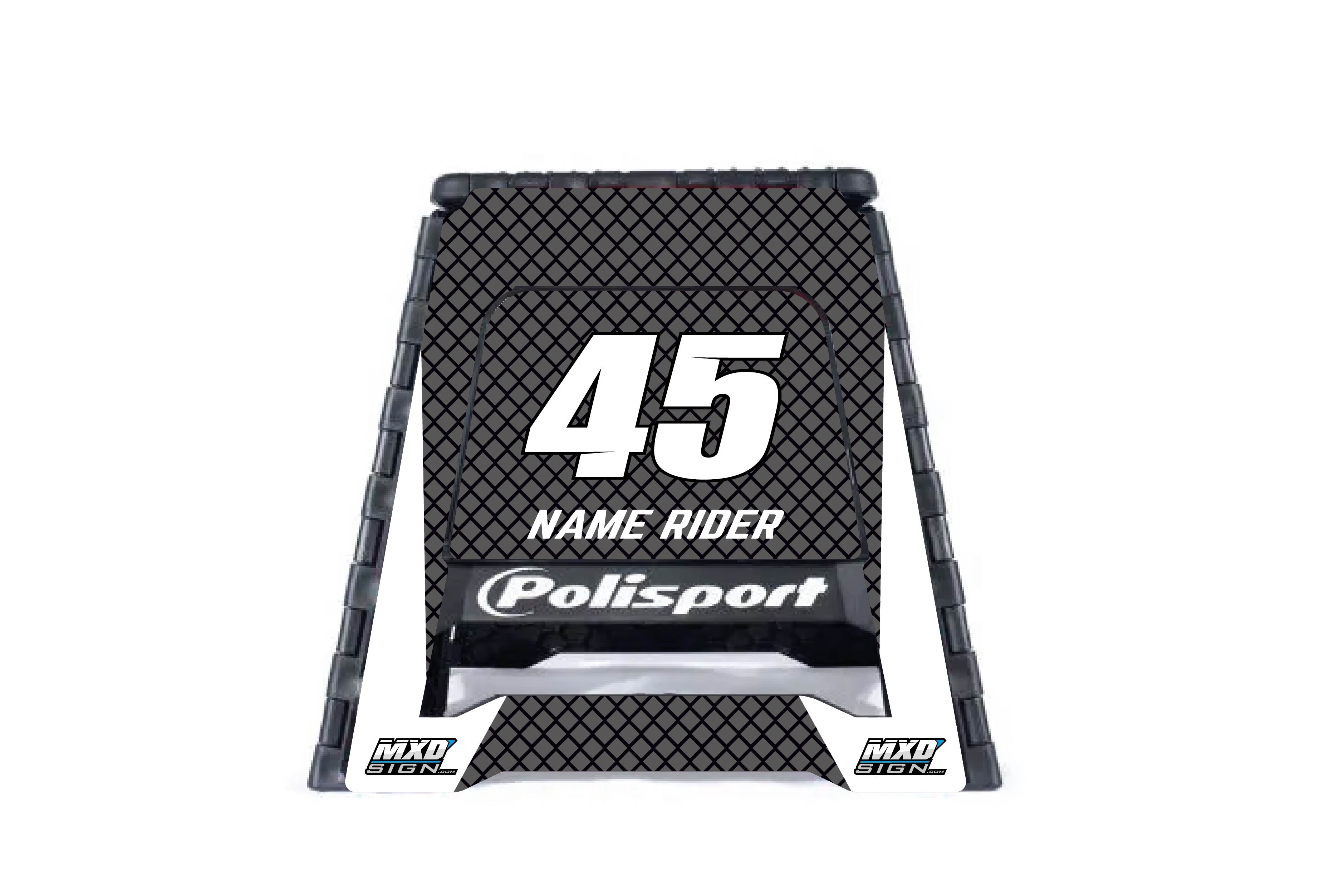 Motorcross Bikestand Wit van MxDsign