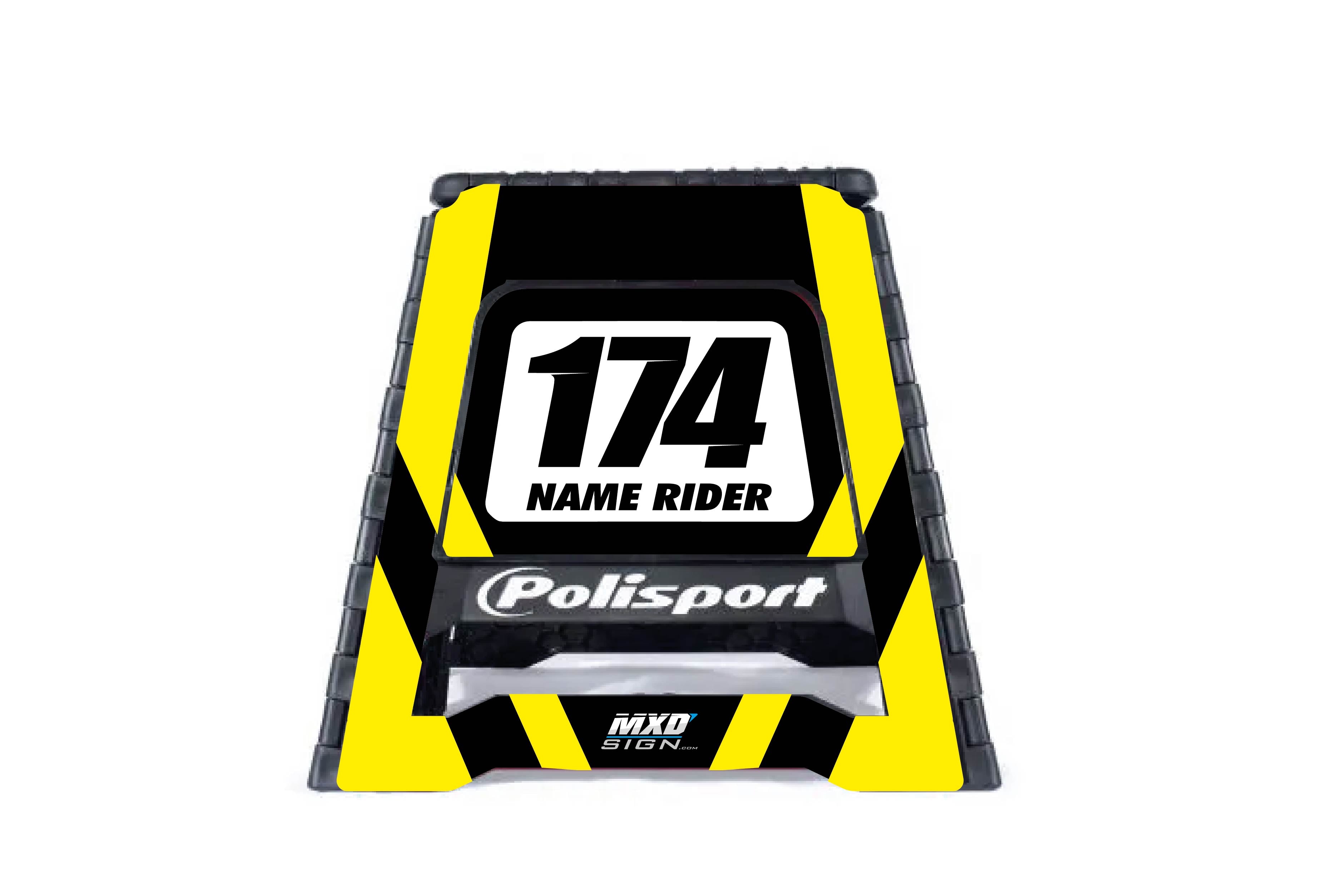 Motorcross Bikestand Geel van MxDsign