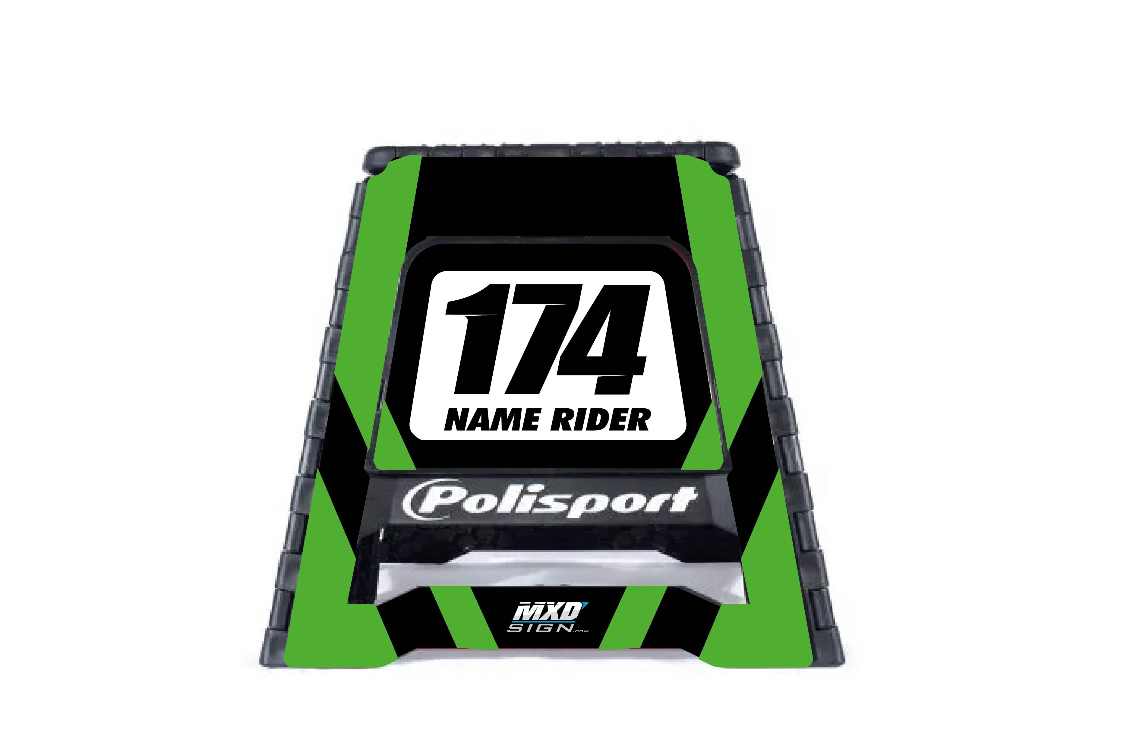 Motorcross Bikestand Groen van MxDsign