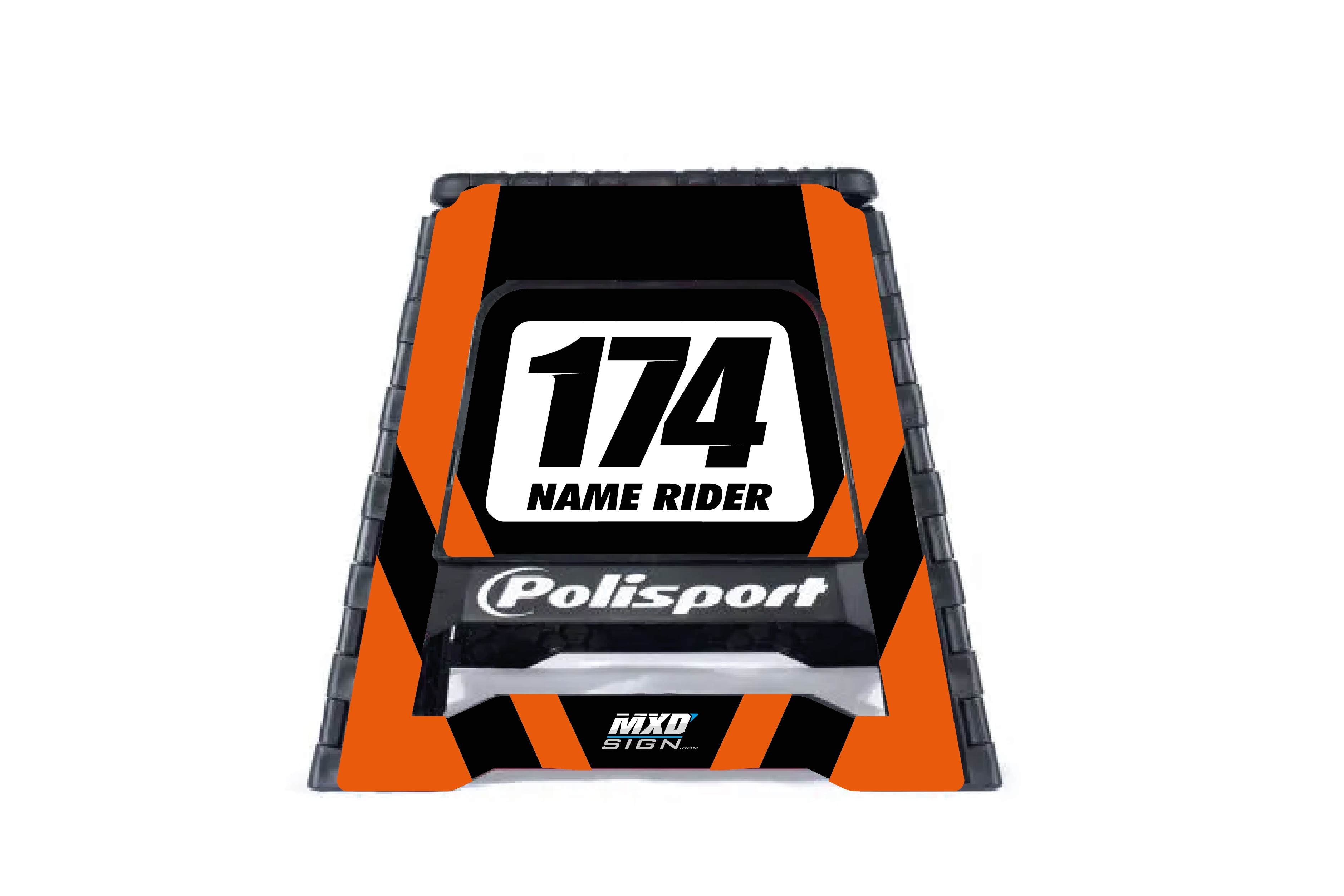 Motorcross Bikestand Oranje van MxDsign