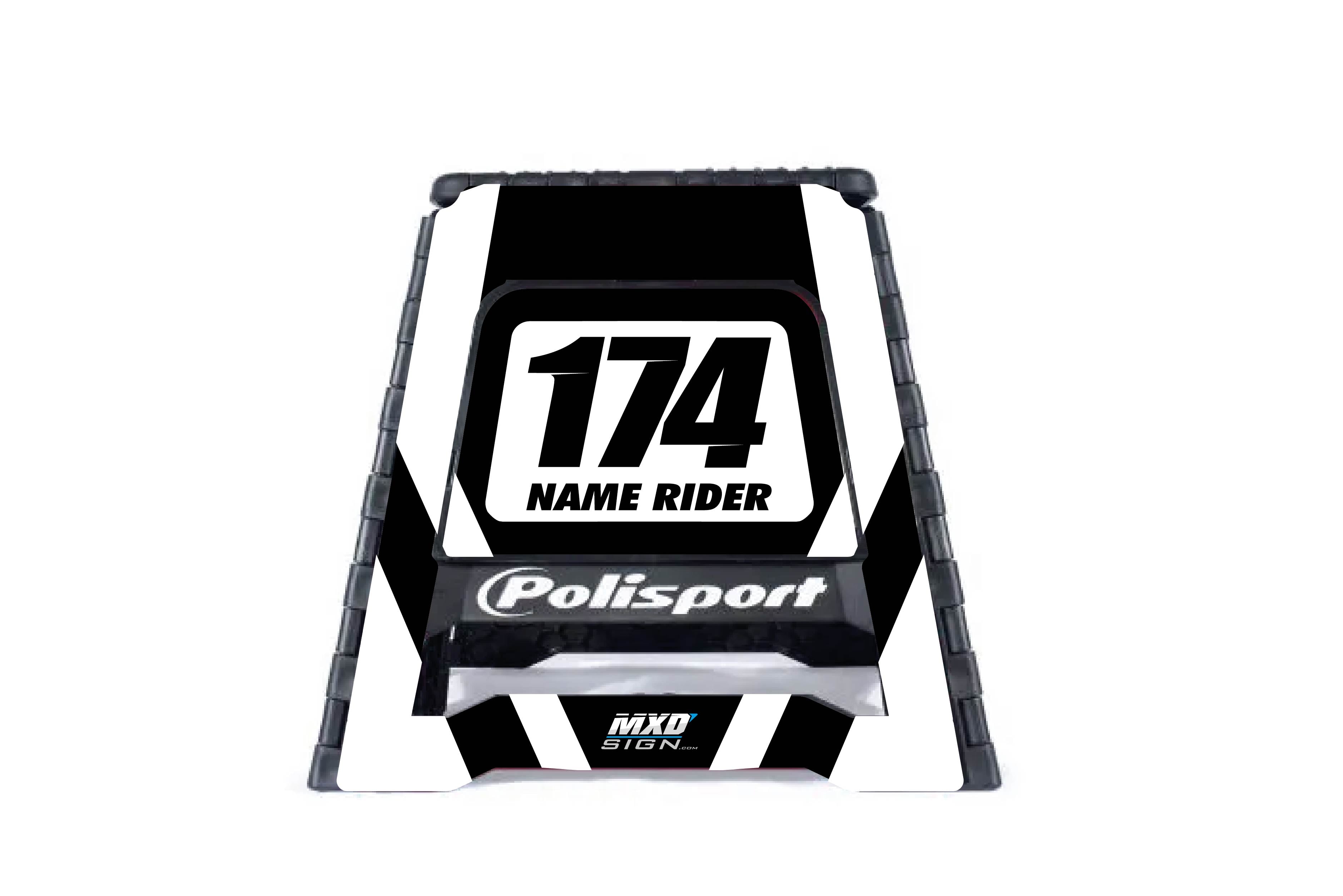 Motorcross Bikestand Wit van MxDsign